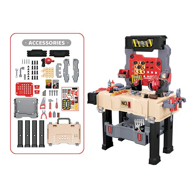 Toy Workbench with Tool Set